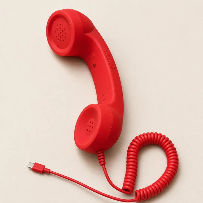 Teléfono Retro compatible con iPhone y Android